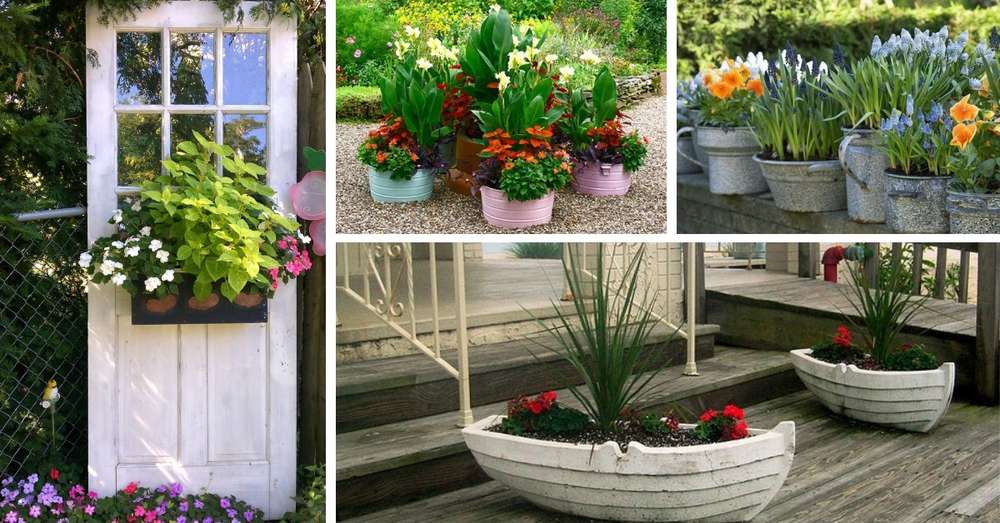 15 nápadov, ako vytvoriť kvetinovú záhradu vašich snov. Žiadne lopaty a úsilie! /  dacha