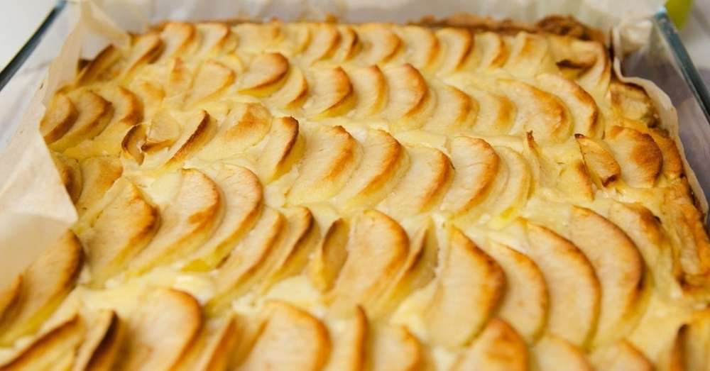 Recept na tortový syr a jablkový koláč /  pečenie