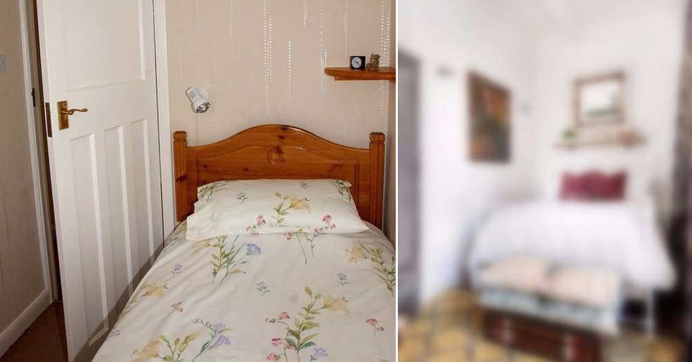 Nakon kupnje stana s malom spavaćom sobom (9 m²), par je spretno pronašao rješenje! Samo pogledajte ... /  dekoracija