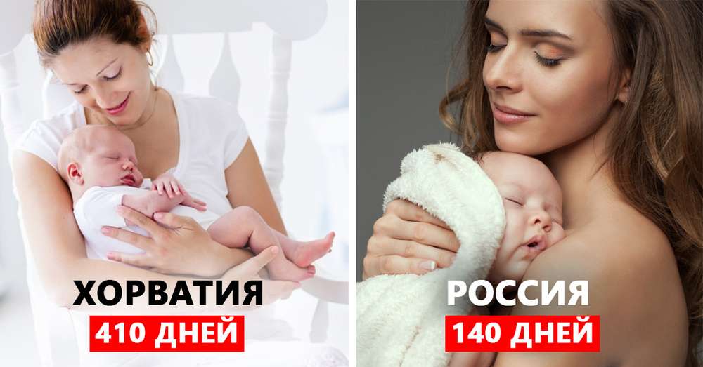 Termin urlopu macierzyńskiego w różnych krajach /  Dzieci