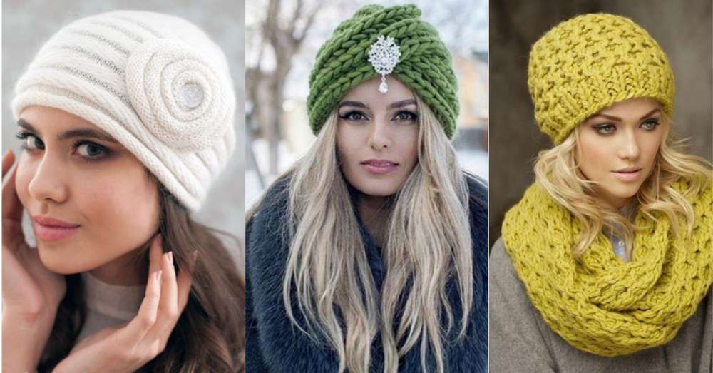 Жіночі в'язані шапки сезону осінь-2017. Поради стилістів по вибору актуальних моделей! /  аксесуари