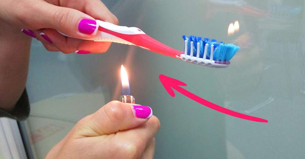 Підпали зубну щітку, щоб отримати щось дуже корисне для будинку. /  побут