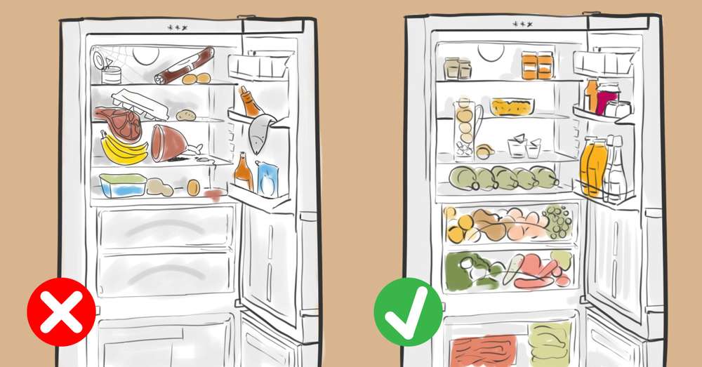 10 spôsobov, ako raz a navždy dať veci v poriadku v chladničke všetky na regáloch! /  kuchyne