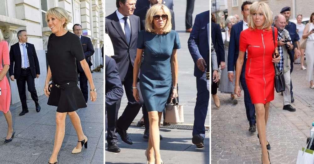 Menokorovcy wzywają Brigitte Macron, by pożegnała się z mini i zaczęła ubierać z wiekiem! /  Kobiety