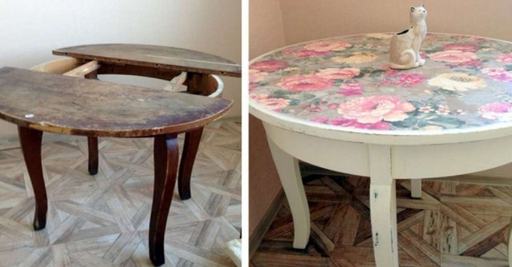 Nigdy bym nie pomyślał, że to jest stary stół ze strychu! 12 pomysłów od cioci Roses, która zamieni twoje śmieci w główną atrakcję wnętrza. /  Projekt