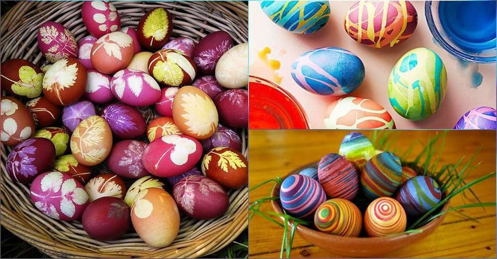 7 незрівнянних способів пофарбувати яйця ніяких кистей, наклейок ... Тільки вода і парочка хитрощів! /  декор