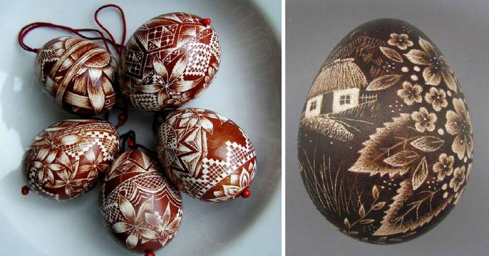 Ta tehnika jajčnega slikarstva je fascinantna! Vsakdo se lahko počuti kot velik umetnik. /  Dekor