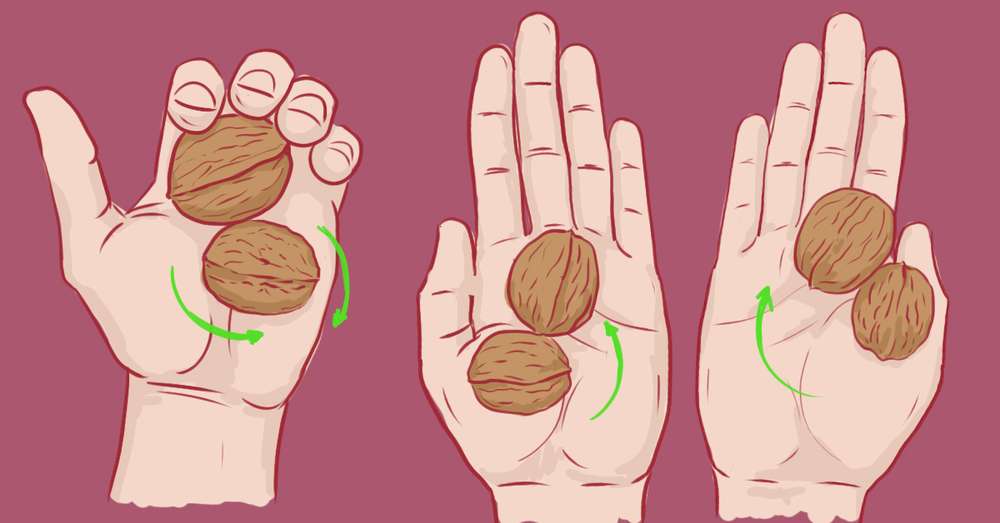 Keď zistíte, prečo potrebujem 2 orechy v ruke, okamžite ich budete nasledovať! /  akupunktúra