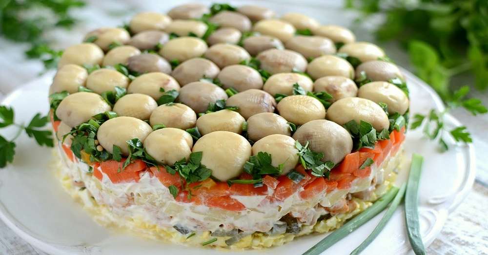 Gljiva Salata od gljiva pravi je remek-djelo kulinarske umjetnosti! /  gljive