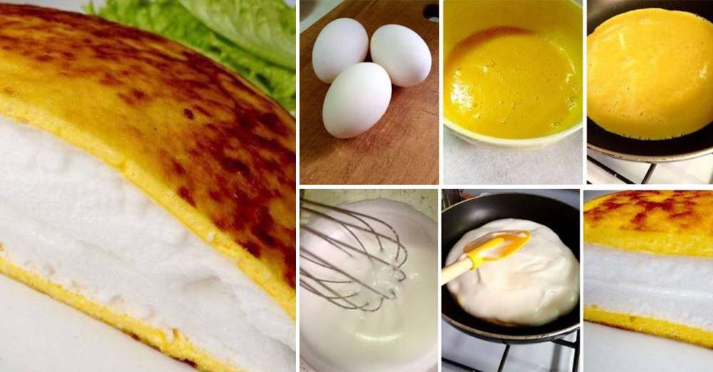 Niedawno uzależniony! Niezwykły omlet Poularda potrzebuje tylko 2 produktów. /  Dieta