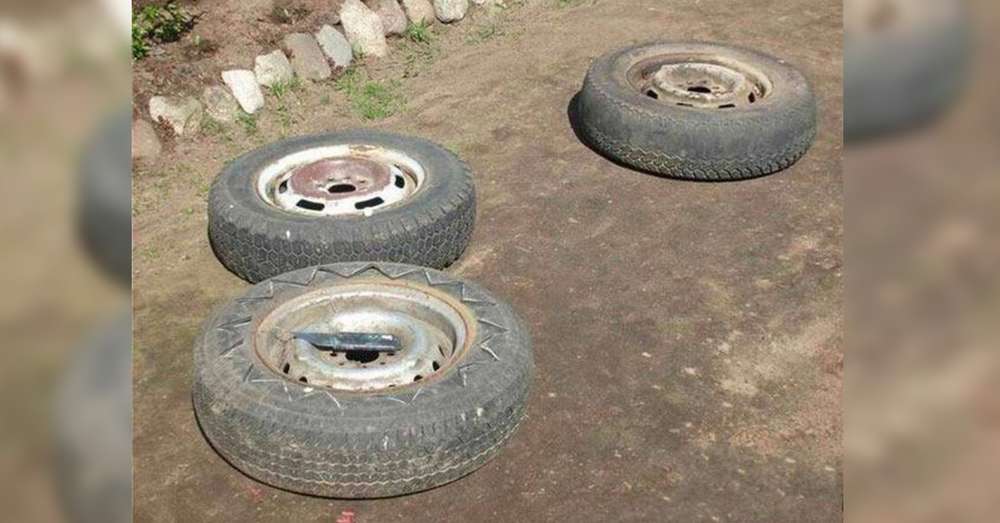 To, čo tento muž urobil so starou pneumatikou, je obdivuhodný! /  autá