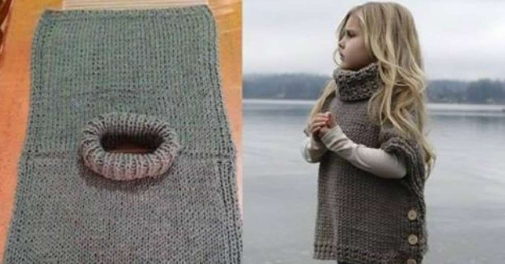 Dzianinowa kamizelka jest dobra zarówno dla dziewcząt, jak i dla szanowanych kobiet. /  Knitting