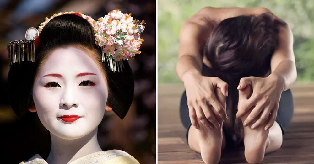 Japanska gimnastika makko-ho tajna nevjerojatne ljepotice gejša! Samo 4 vježbe. /  gimnastika
