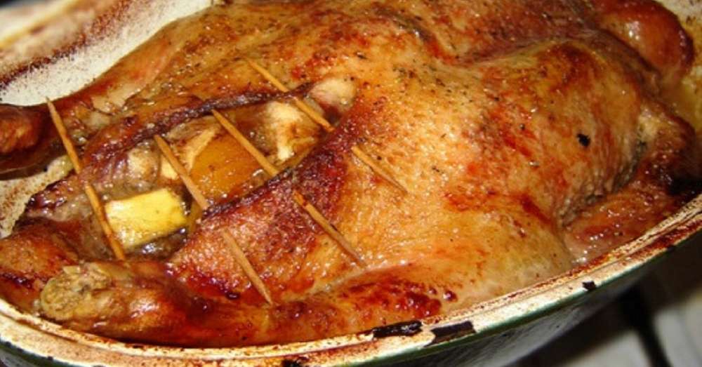 Pečena patka s jabukama, narančama i timijanom broj 1 na blagdanskom stolu! /  naranče