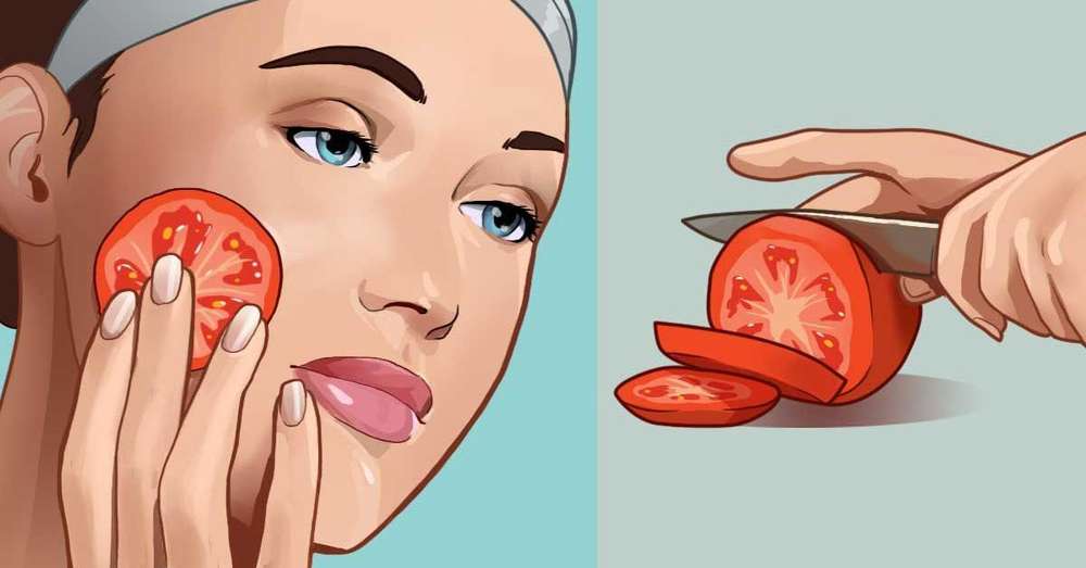 Поклади шматочок помідора на обличчя і почекай 1 годину. З шкірою відбудеться дивна зміна! /  шкіра