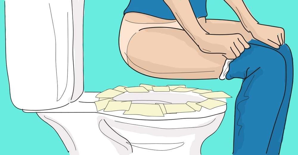 Sada nikada ne pokrivate WC sjedalo s toaletnim papirom! /  bakterija