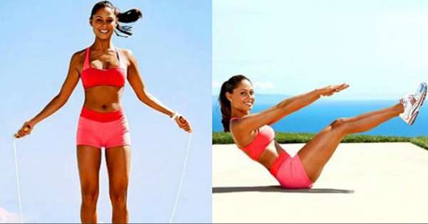 6 вправ для спалювання калорій і ефективного схуднення до літа. Відчуй себе богинею на пляжі! /  схуднення