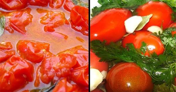 7 przepisów na pomidory do zbioru na zimę. W każdej hostessie banku piggy! /  Zima