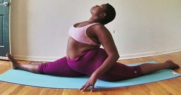 Ця дівчина-інструктор з йоги довела світові, що велику вагу спорту не завада! /  йога