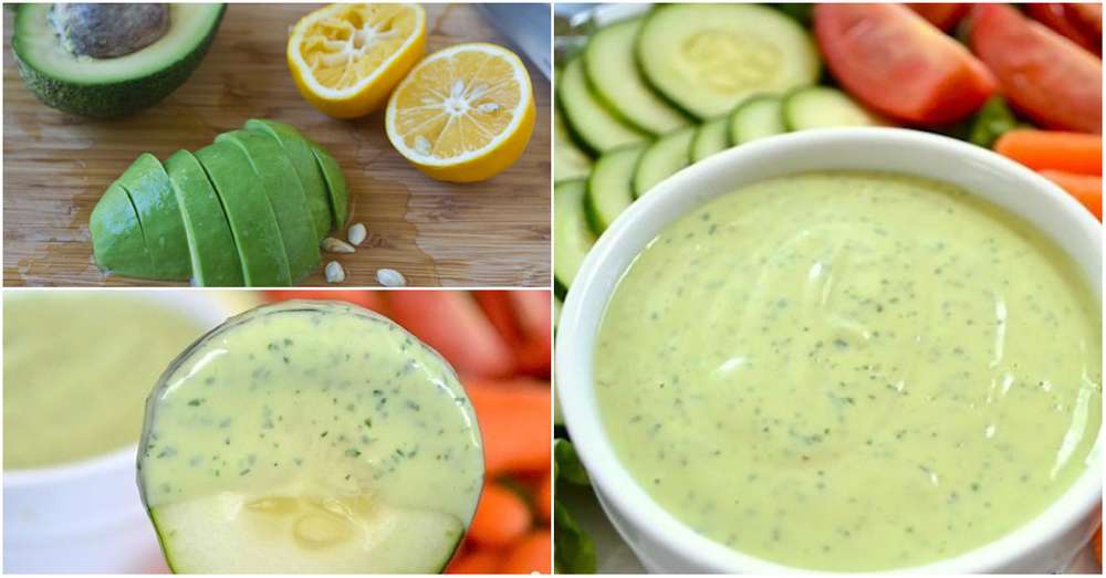 Цей соус з авокадо і лимоном перетворить кожен салат в божественне насолоду! /  авокадо