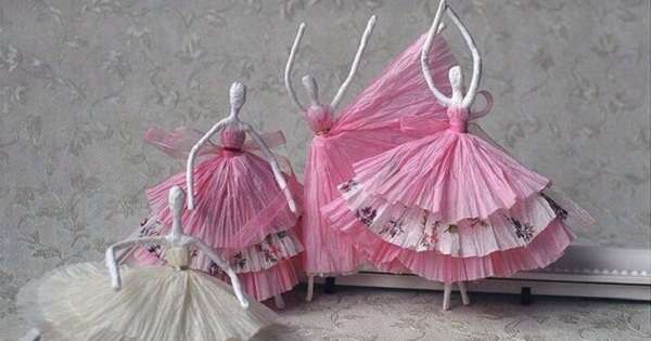 Витончені балерини для прикраси будинку. Таку красу я ще ніколи не робила! /  декор