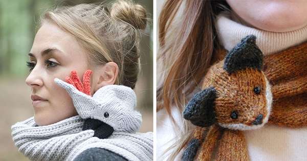 20 зимових шарфиків, які захистять від холоду і зроблять твій образ унікальним. Чудові ідеї! /  зима