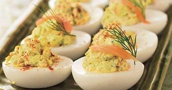 25 избор хране за најлакше јело за кување - пуњена јаја. /  Снацкс